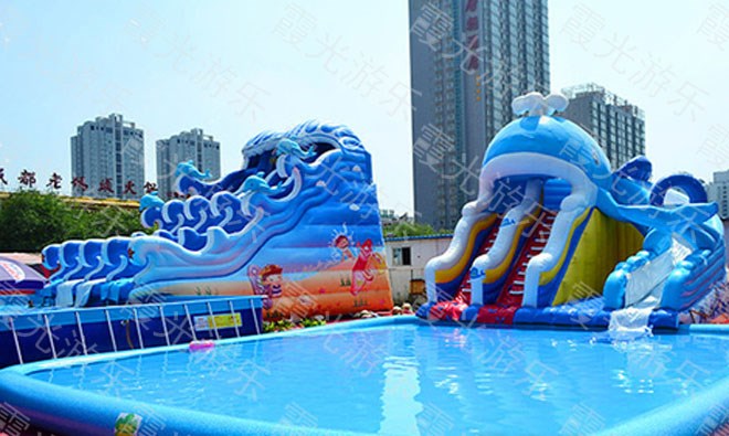 漳浦鲨鱼充气游泳池
